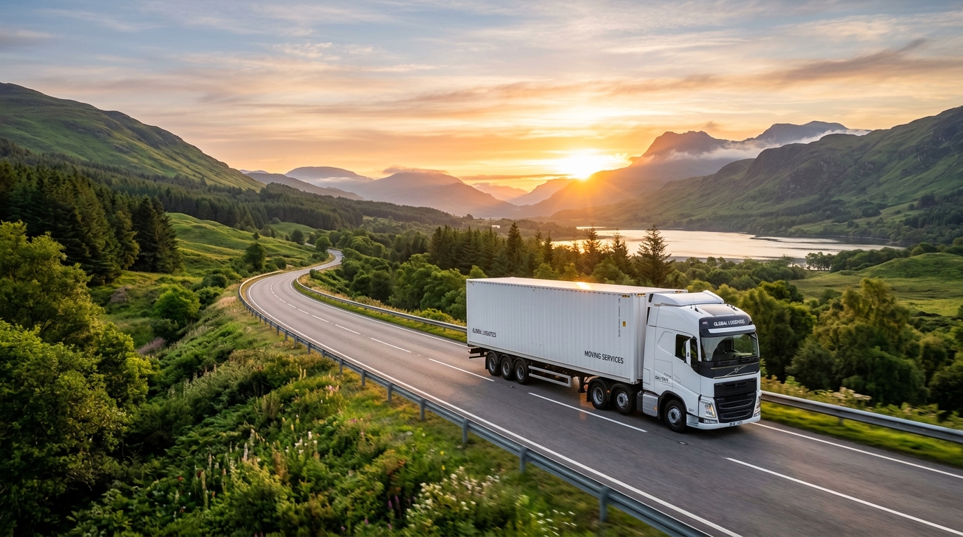 Next Level Packers and Movers dedicated fleet transit on highway